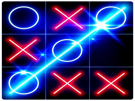 Resim Tic Tac Toe Glow - Arap gecesi